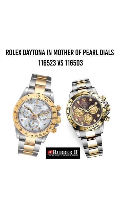 rolex model name number daytona 116523|rolex 116503 vs 116523.